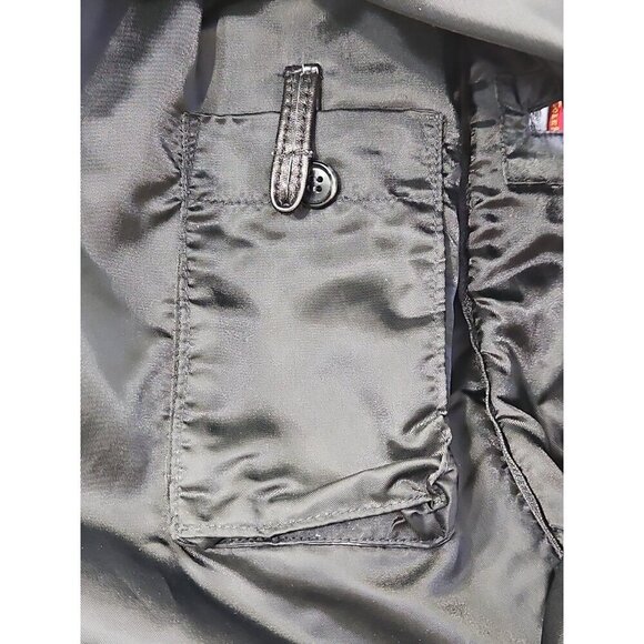 Cole Haan City Lambskin Leather Car Coat Men's Small Black Removable Lining EUC - Picture 14 of 16